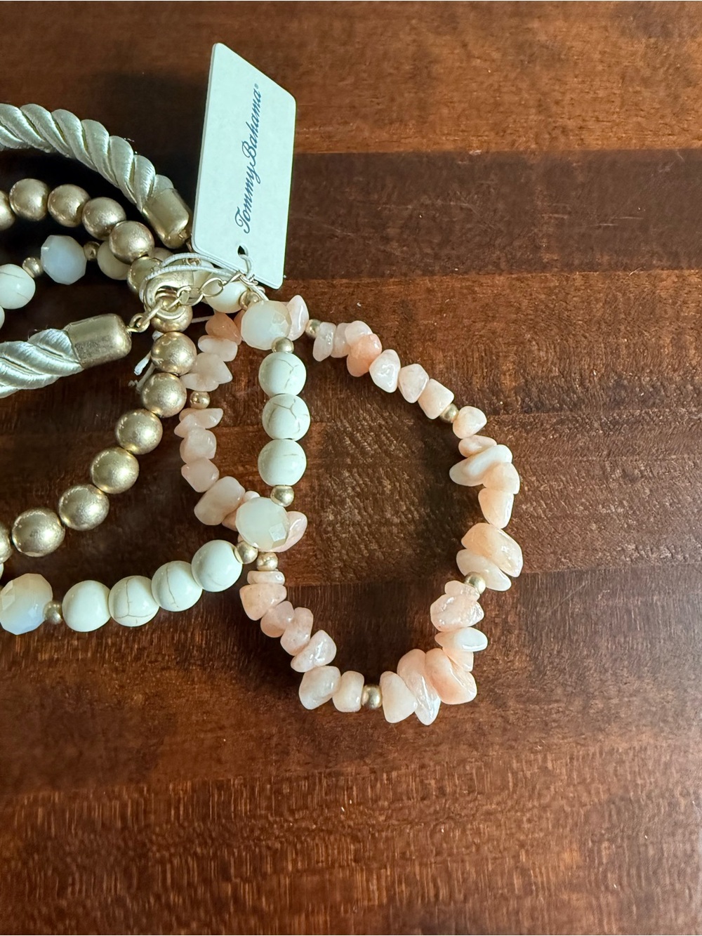 TOMMY BAHAMA Sunset Tides Bead & Gold Bracelet Set - Picture 7 of 10